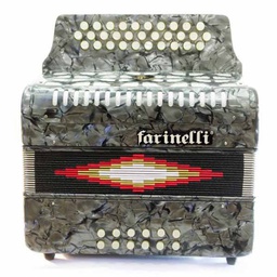 [3012FAG] Acordeón Farinelli Botones FA Gris