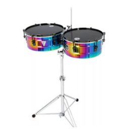 [LP257-TS] Timbales Lp Tony Succar 14/15 Crom.C/Atril