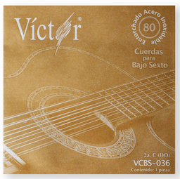 [VCBS-036(10)] Cuerda Para Bajo Sexto 2A 0.036 Acero Inoxidable