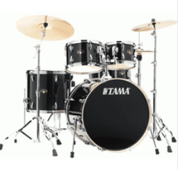 [IP62H6W-HBK] Bateria Tama ''Imperialstar'' De 6 Pzas Negro Rayado Con Atriles Y Asiento
