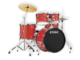 [ST52H6C-CDS] Bateria Tama Stagestar De 5 Pzas Rojo, Atriles Asiento Y Platillos