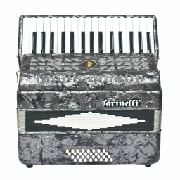 [1306-1G] Acordeon Teclas Gris 32 teclas 32 bajos Farinelli-- 1306-1G 