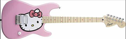[0379102970] Guitarra Electrica Hello Kitty Strat Mn Wb Pnk