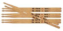 [P5AT4PK] Baquetas Vic Firth 5A Punta De Madera